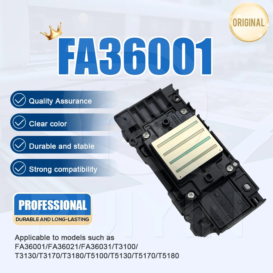 100% 새 FA36001 FA36021 FA36031 프린트헤드 (엡손 슈어컬러 T3100 T3170 T3180 T5100 T5130 T5170 T5180 F570 프린터용)