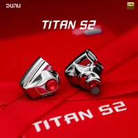 DUNU Titan S2 / TitanS 2 Dual-Chamber & Magnetic Circuit Dynamic Driver In-Ear Earphones with 3.5mm+4.4mm lnterchangeable Plug 1