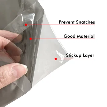 Gloss Transparent Light Black Smoke PVC Film Tint Headlight Taillight Wrap Cover Film Foil Sticker Cover Armored Film for Cars 6