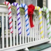 2/4/6Pc Christmas Inflatable Candy Canes Stick Balloons New Year Christmas Holiday Decorations Candy Canes Toy for Outdoor Party 6
