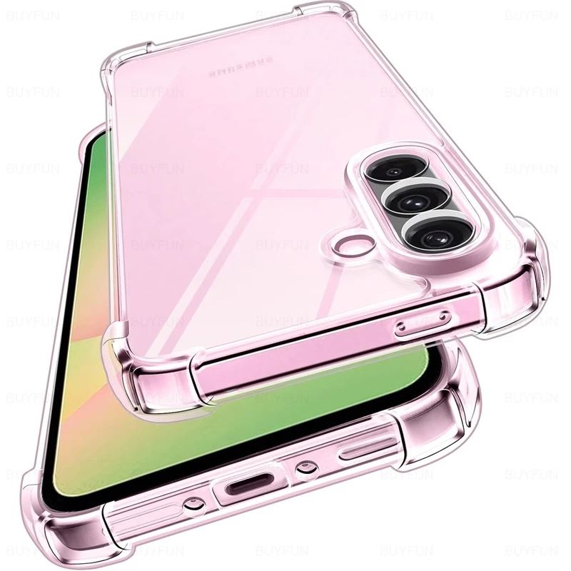 Shockproof Silicone Soft Case - Clear Ultra-Thin Luxury Back Cover
