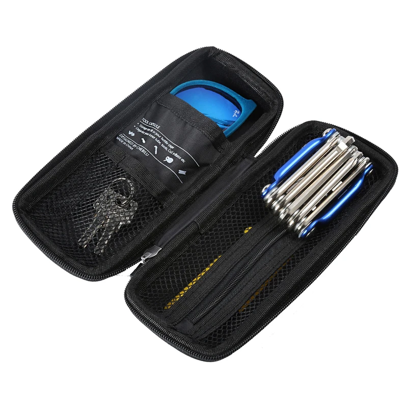 WEST BIKING Cycling Tools Capsule Apply Bottle Cage Repair Tools Kits Keys Glasses Storage Box MTB Road Bike Accessories