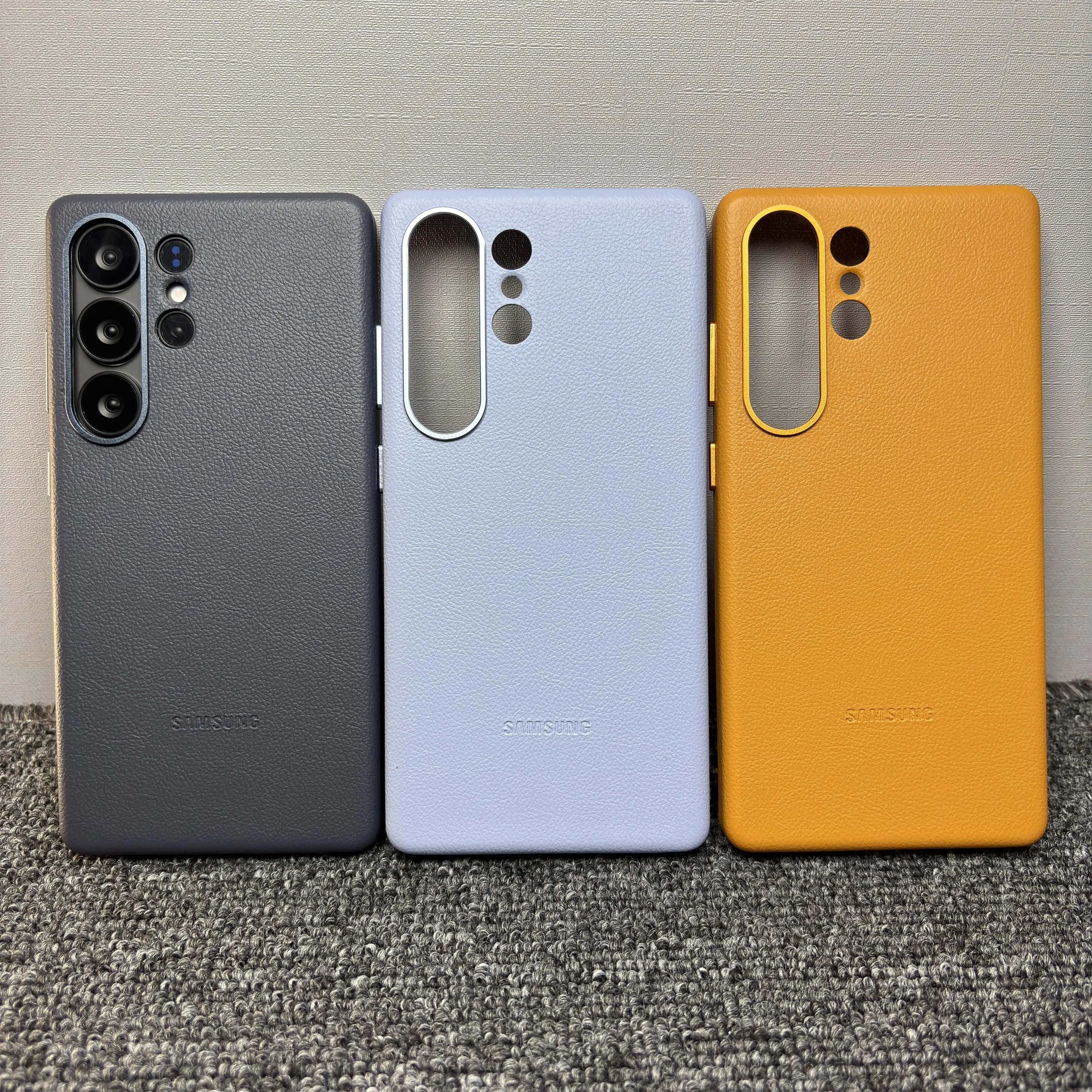 Luxury Leather Case with All-Inclusive Lens Protection and Box - Premium Back Cover