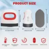 2023 New Portable Mini Iron Heat Press Machine Short Sleeve DIY Label Hot Stamping Machine T-Shirt Printing Easy Heating Transfe 2