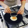 2Pcs Reuseable Non-stick Pan Fry Liner Sheet Cooking Oil Sheet Pad Teflon-coated Fiberglass Cloth Kitchen Tool Frying Pan Pad 2