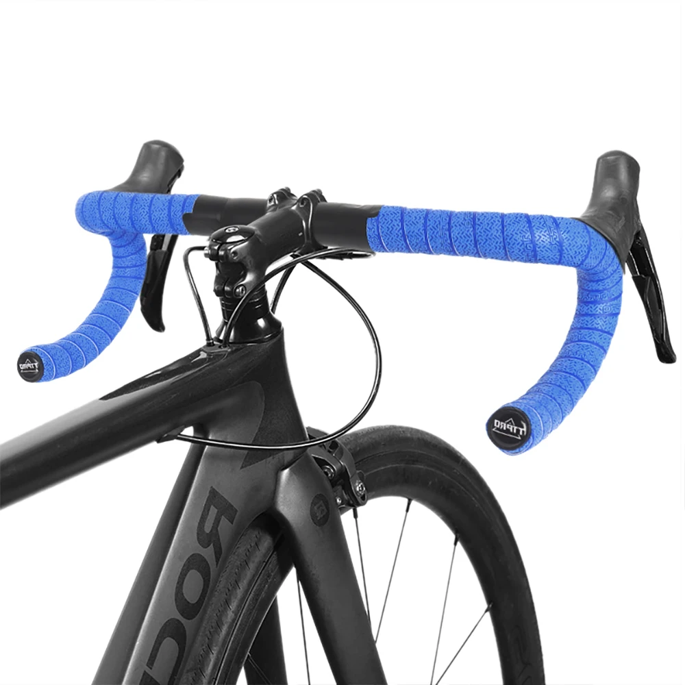 Bike Handlebar Tape Bike Accessory TTPRO Lizard Pattern Bicycle Handlebar Tape PU+EVA Commposite Material Easy Get Started With 2 End Plugs Cycling Accessories