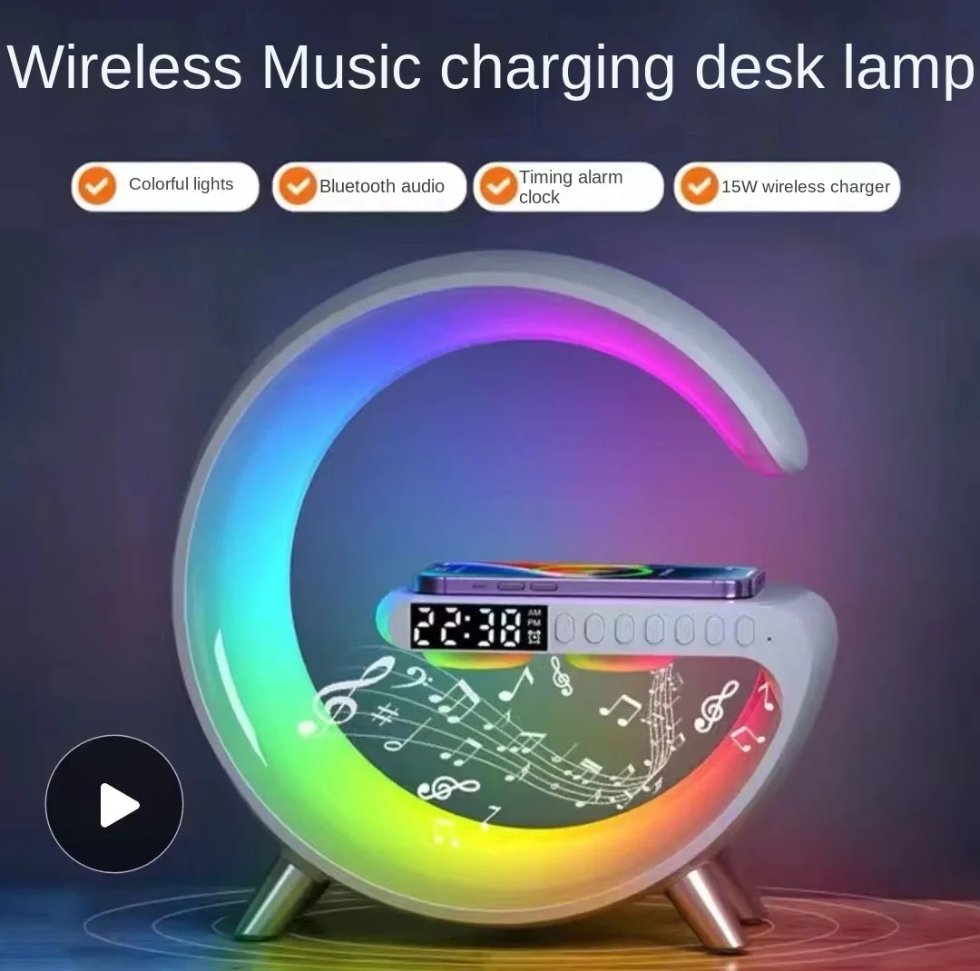 bluetooth-speaker-atmosphere-creative-wireless-charging-night-light-starry-sky-wake-led-colorful-smart-home-ambient-light