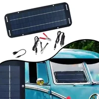 Cellules solaires monocristallines chargeur de batterie solaire 12V Olt puissance panneau solaire chargeur de batterie solaire voiture Van bateau Kit 2