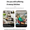2/3 Layers Kitchen Storage Shelf Plastic Countertop Seasoning Jar Spice Storage Rack Microwave Oven Shelves Home Accessories 5