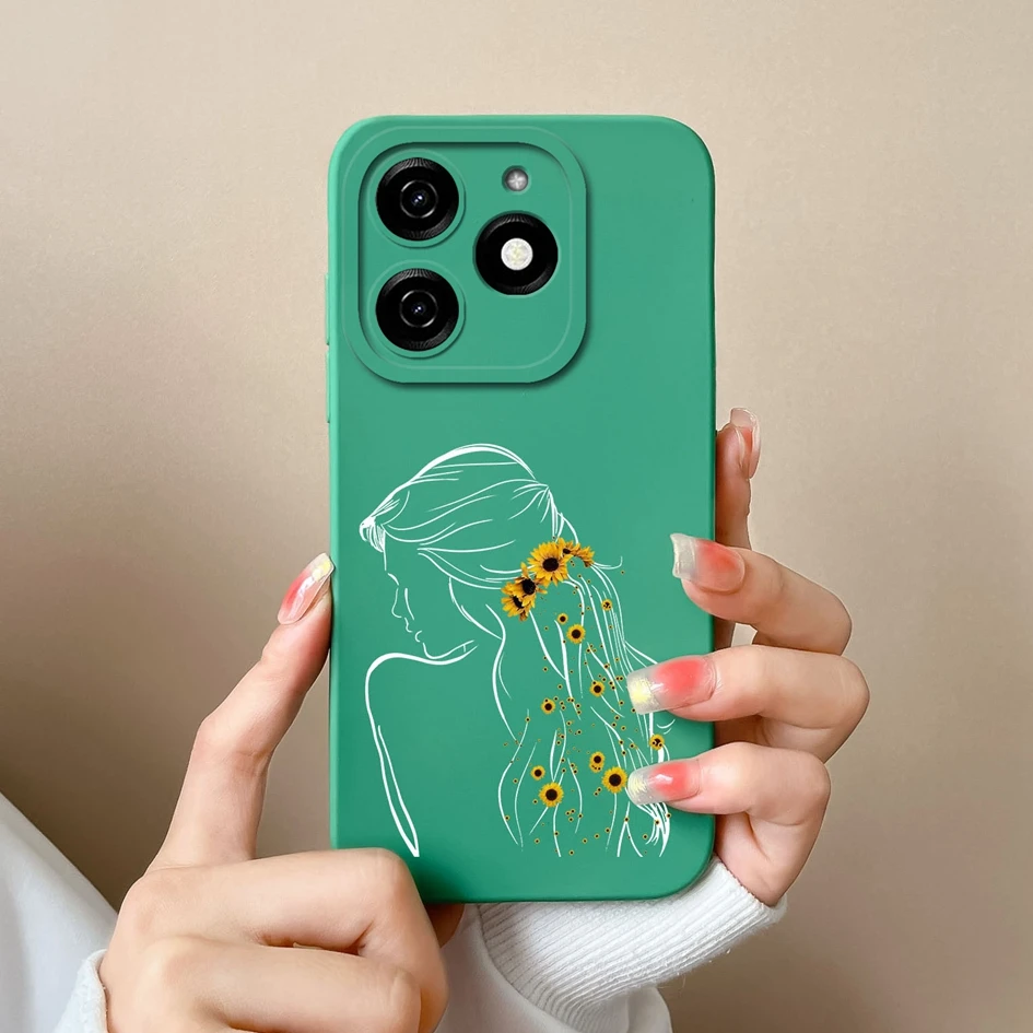 Stylish Butterfly Silicone Phone Case - Cute Matte Protective Cover