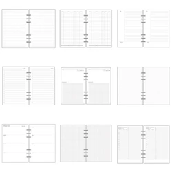 Loose Leaf Filler Paper 45 Sheets Paper Size 5.59 x 8.26 Inch Double-Sided Sheet