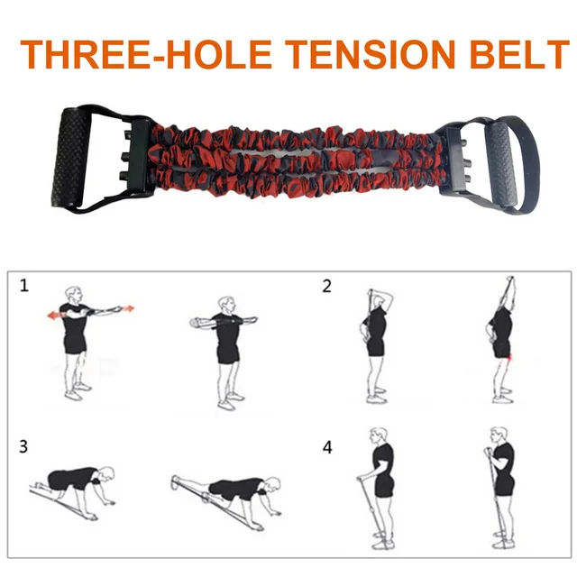 Chest Training Expander Elastic Pull-Rope Strength Trainer Multifunction Fitness Home Gym Workouts Equipment Resistance Band 3
