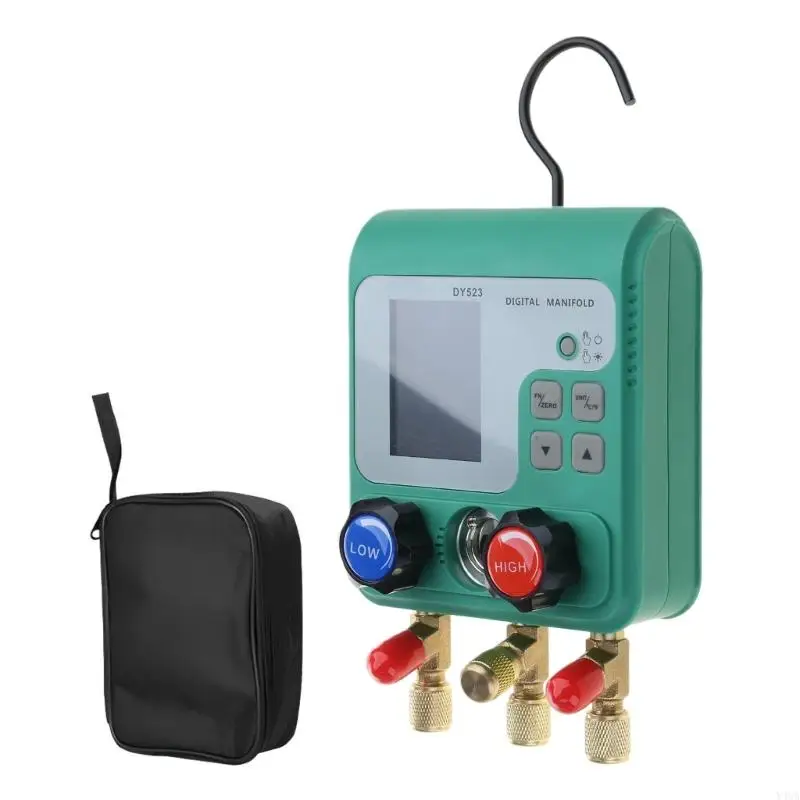 Y4UA Automotive Air Conditioning Vacuum Pressure Gauge for Refrigerants Measurement