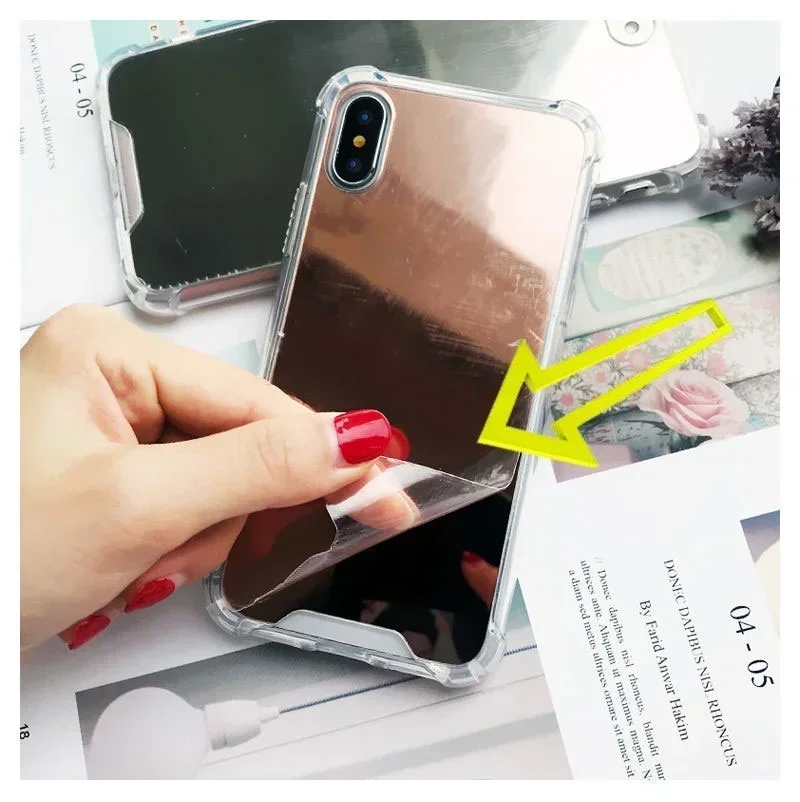 Premium Shockproof Mirror Phone Case - Sleek Protective Back Cover