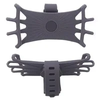 360 Rotatable Mobile Phone Bicycle Motorcycle Holder Bike Safe Bracket Silicone Support Silicone Pull Type For All Phone Stand 6