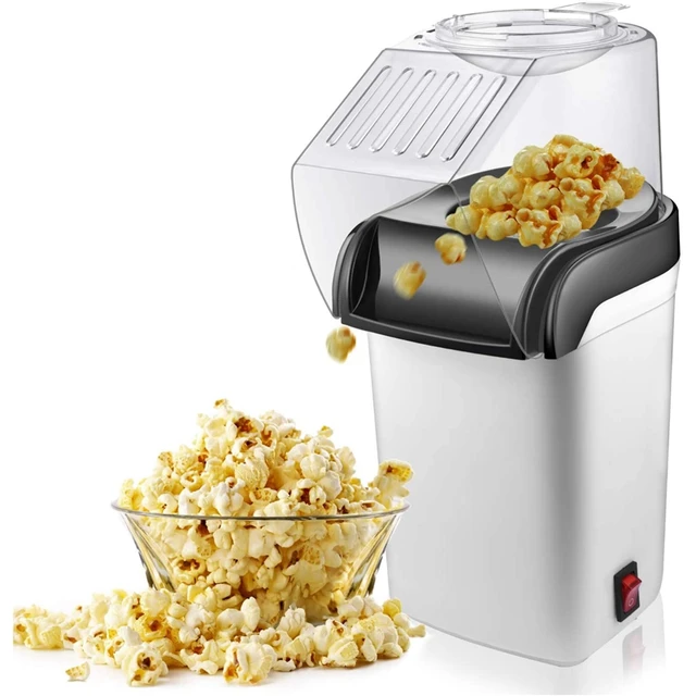 1200W Mini Home Popcorn Machine Plug-In Hot-Air Oil-Free Popcorn Machine  Popcorn Makers for Home Kitchen Party Travel US EU Plug - AliExpress