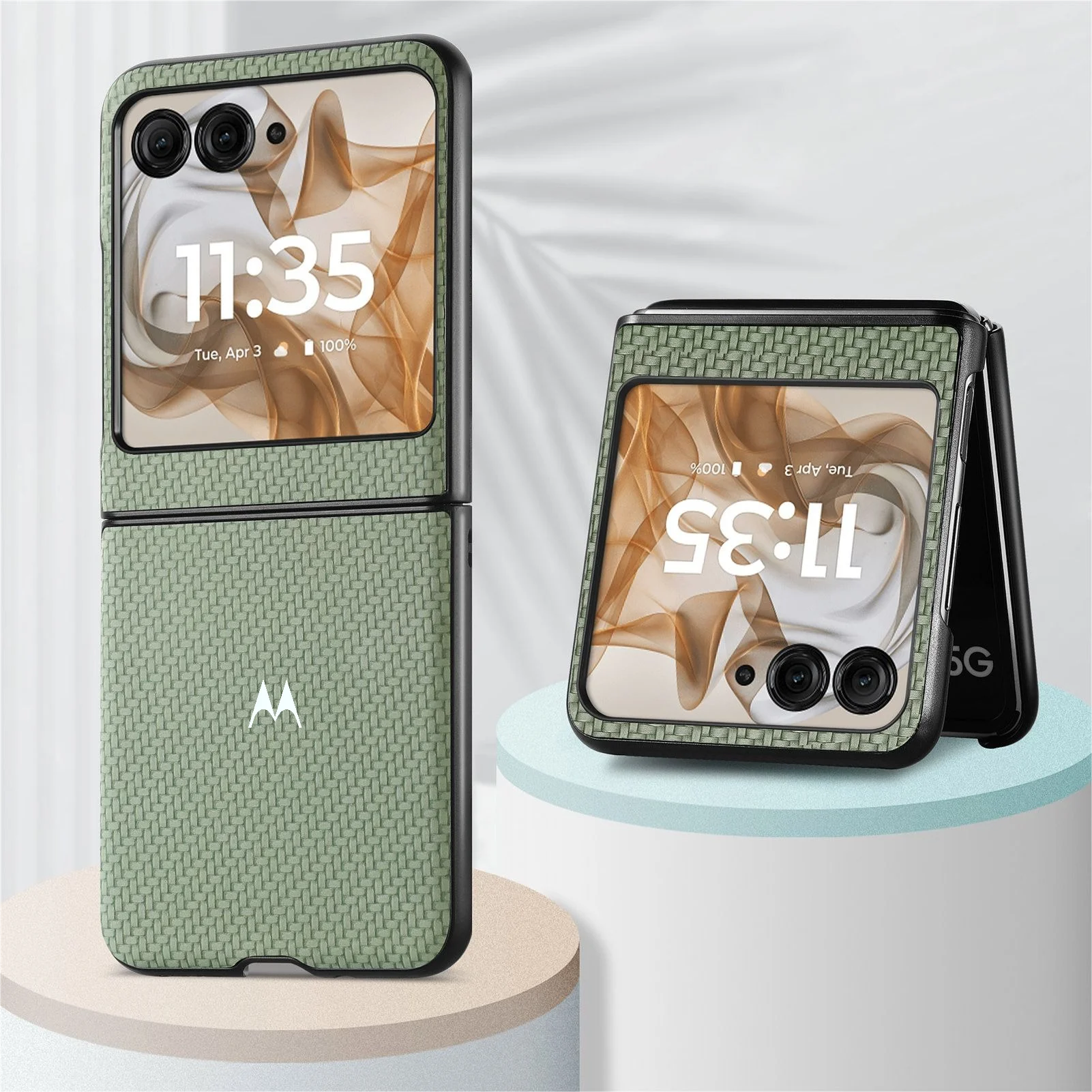 Business Luxury Smooth-Touch Braided Texture Protective Case
