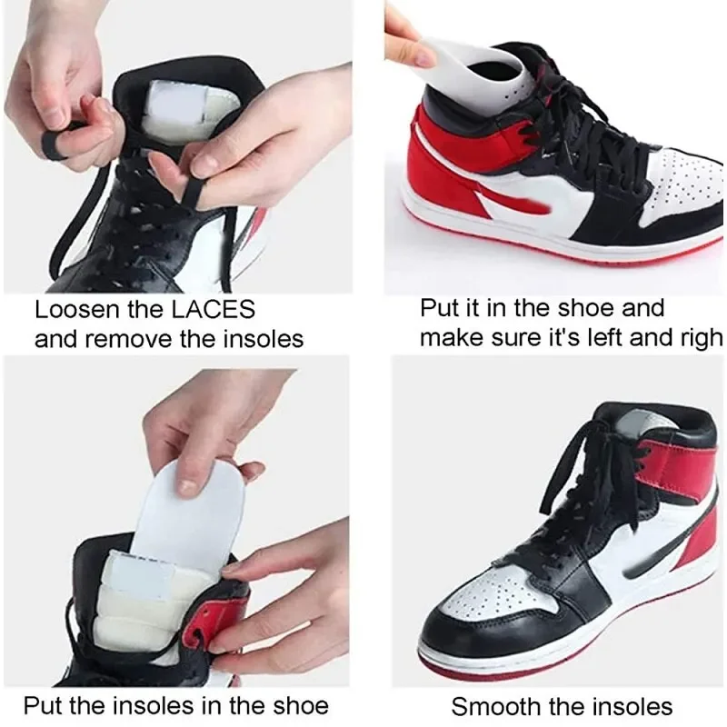 1 pair New Shoe Care Sneaker Anti Crease Toe Caps Protector Stretcher Expander Shaper Support Pad Shoes Accessories