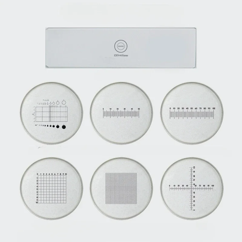 MicroscopeEyepieceCalibrationSlideReticleCrossLineOcular