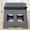 Portable Camping Toilet with Lid Travel Portable Potty Multifunctional Foldable Outdoor Camp Toilet for Emergencies 4