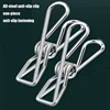Sock Drying Rack with 20 Pegs Stainless Steel Sock Hanging Rack Swivel Wind-proof Laundry Drip Hanger Foldable Sock Hanger 6