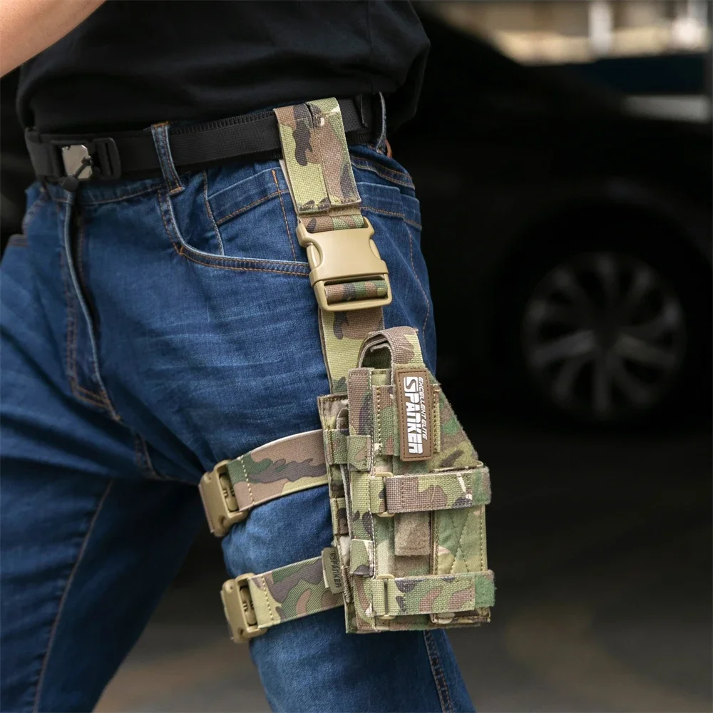 Tactical Left Hand Gun Holster Glock 17/18/19 Gun Case Adjustable Pistol Holster Mag Pouch Outdoor Hunting  Accessories 6