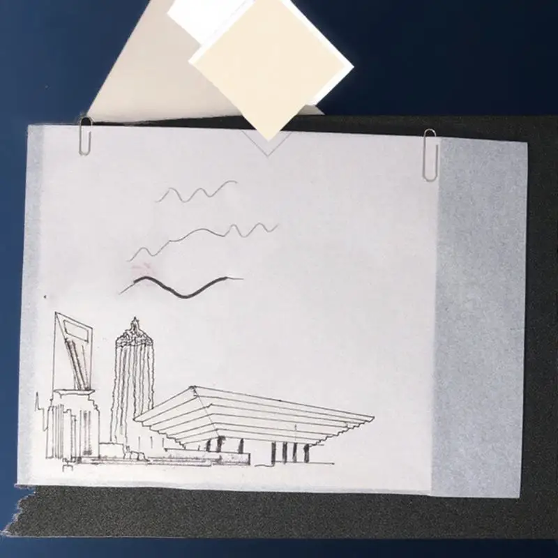 500매 흰색 반투명 트레이싱 페이퍼 매끄러운 표면으로 그림 그리기, 애니메이션, 사진 오버레이, 티슈 삽입, 스크랩북킹에 이상적