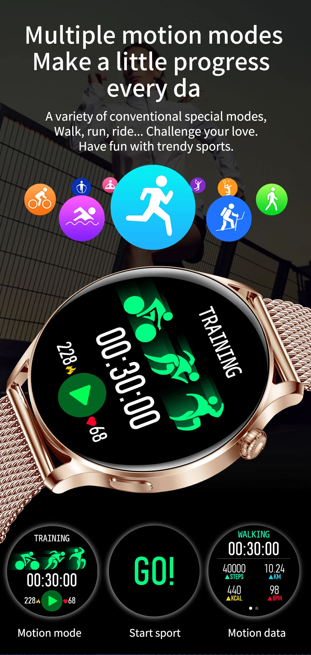 2022 New Smart watch Men Full touch Screen Sports fitness watch Bluetooth is Suitable For Android ios Bluetooth Call Smart watch