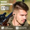NEW YHKEMA Tactical Bluetooth Earbuds Shooting Headphones, Electronic Hearing Protectors for Shooting Training, Outdoor Hunting 6