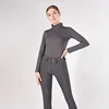MXLLINA Western Zipper Horseback Riding Long Sleeve Baselayer Equestrian Tops Breathable Riding Shirts Equestrian Clothing 1