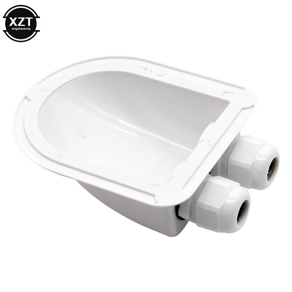 Waterproof Abs Junction Box solar junction box Double Cable Entry Gland For RV Camper Van Yacht Solar Panel Motorhomes Campervans Caravans Boats