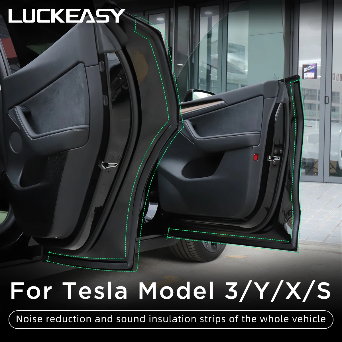 LUCKEASY per Tesla Model Y 2020-2024 paraspruzzi ruota posteriore accessori  per la modifica dell'auto modello 3 paraspruzzi parafanghi Kit - AliExpress