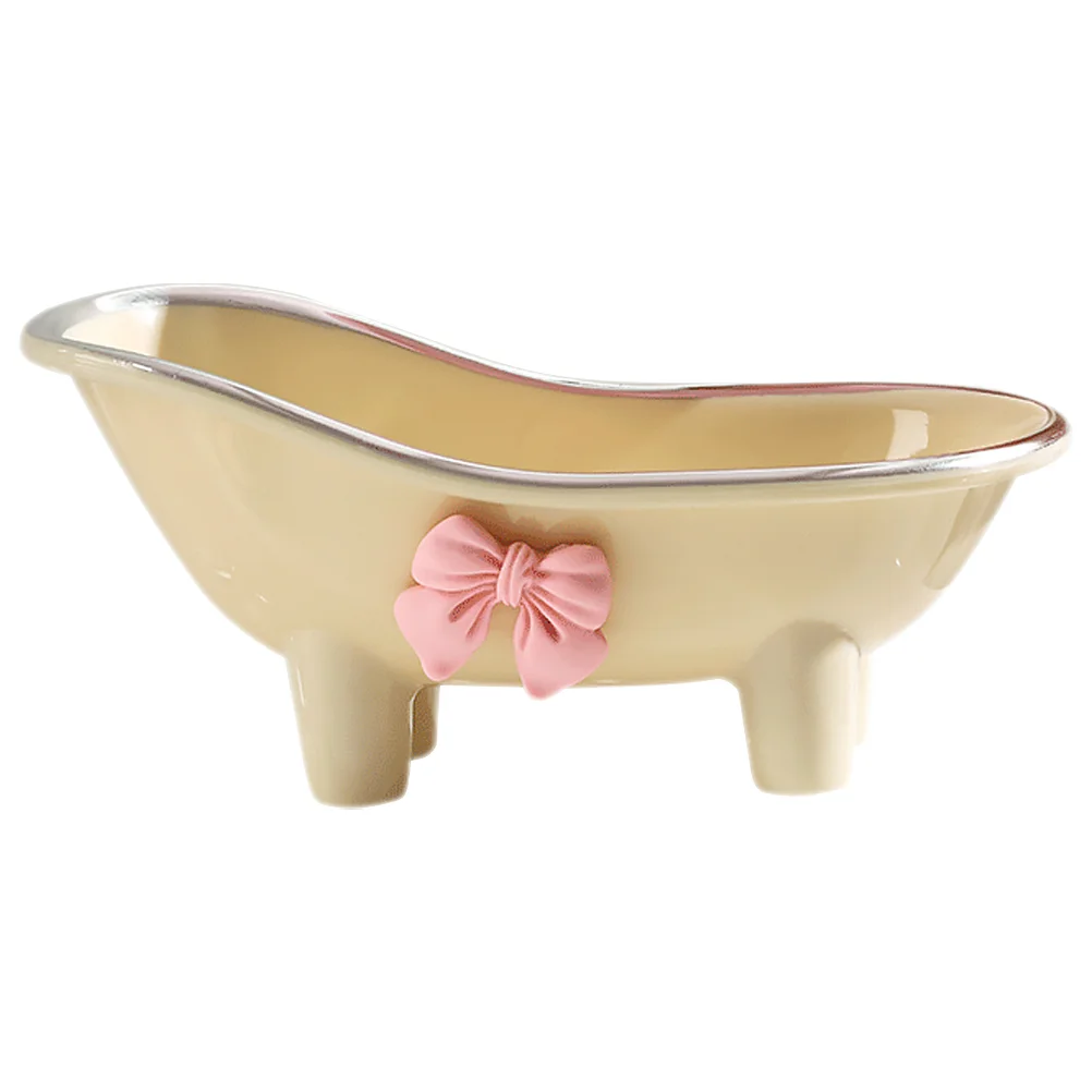 

Bathtub Soap Dish Mini Clawfoot Bathtub Soap Dish Plastic Small Planter Makeup Organizer Hamster Bathtub Cute Bar Soap Tray