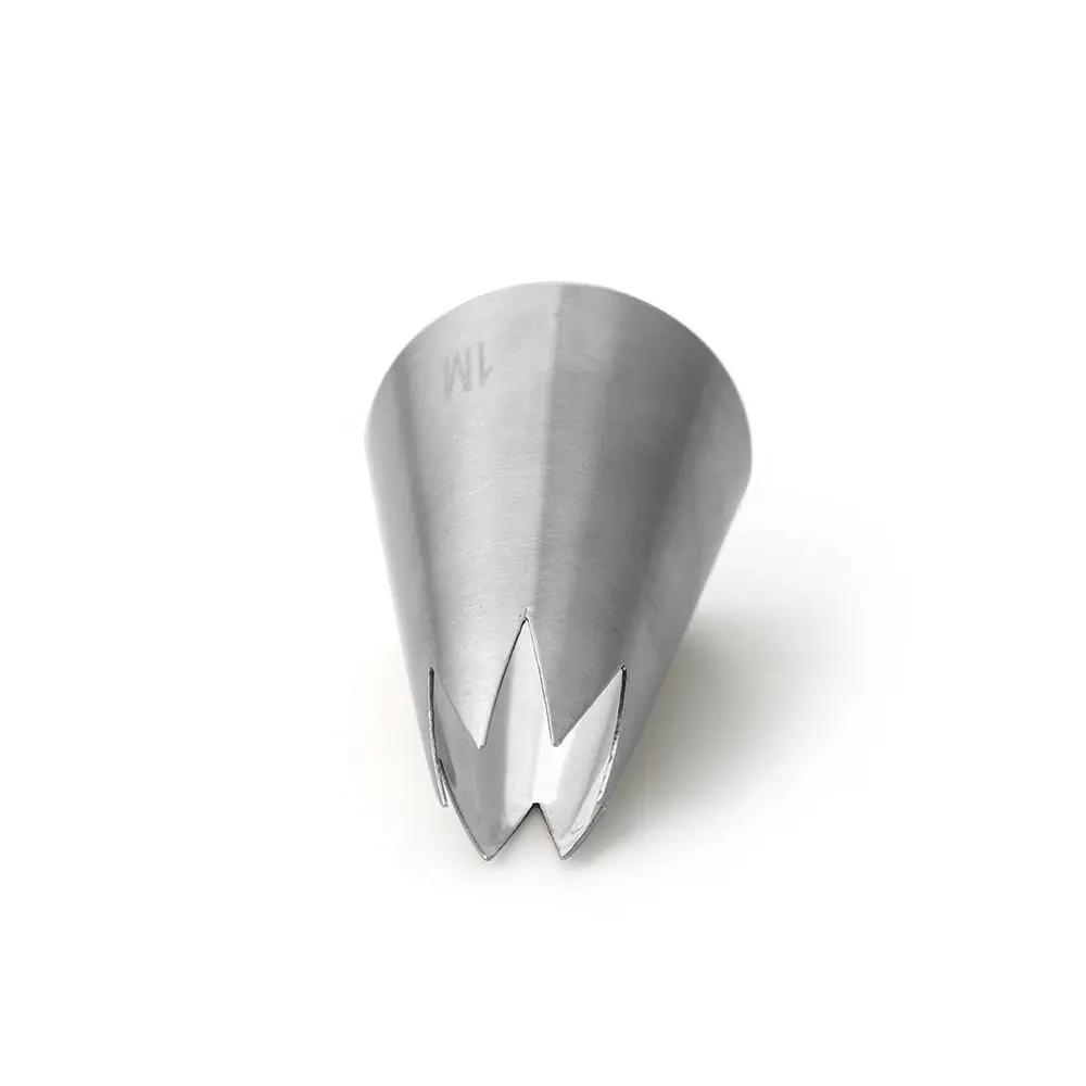 #1M Cream Piping Nozzles Eco-Friendly Stainless Steel Pastry Tip Nozzle Kitchen Bakery Bakeware Cake Decoration Tool Baking Mold