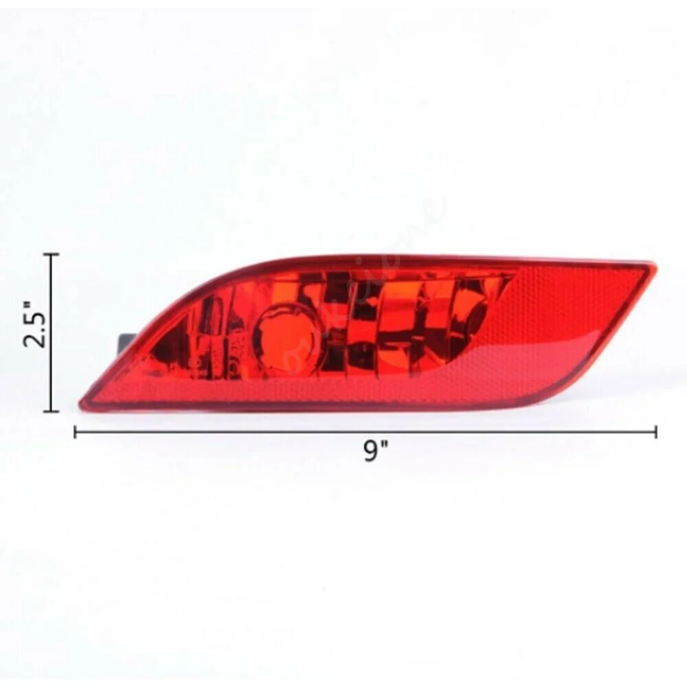 Fog Light Cover Rear Lamp Part 55112674AA 55112675AA for Jeep Compass 2017-2020 Stop Fog Reflector light + bulbs Car Accessories
