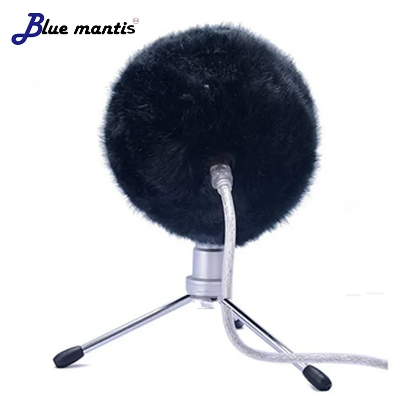 

Dead cat for blue snowball windshield Outdoor artifical fur windscreen microphone cover muff windscreen for Blue snowball