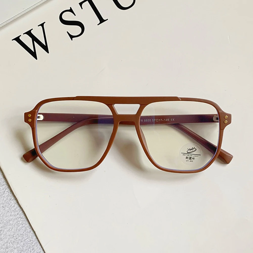 Transparent Computer Glasses Frame Women Men Anti Blue Light square Eyewear Blocking Glasses Optical Spectacle Eyeglass