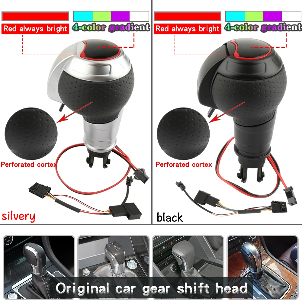 

Automatic Electronic LED Gear Shift Knob For Volkswagen VW DSG Tiguan Jetta Golf MK6 MK7 Touareg Sharan Cc Passat B7 B8 Scirocco