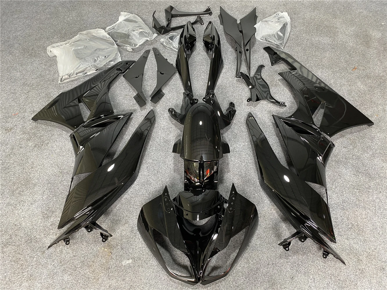 

Комплект обтекателей для мотоцикла, подходит для модели 2009 2010 2011 2012 ZX6R zx 6r 636 09 10 11 12, черная обтекатель для бака