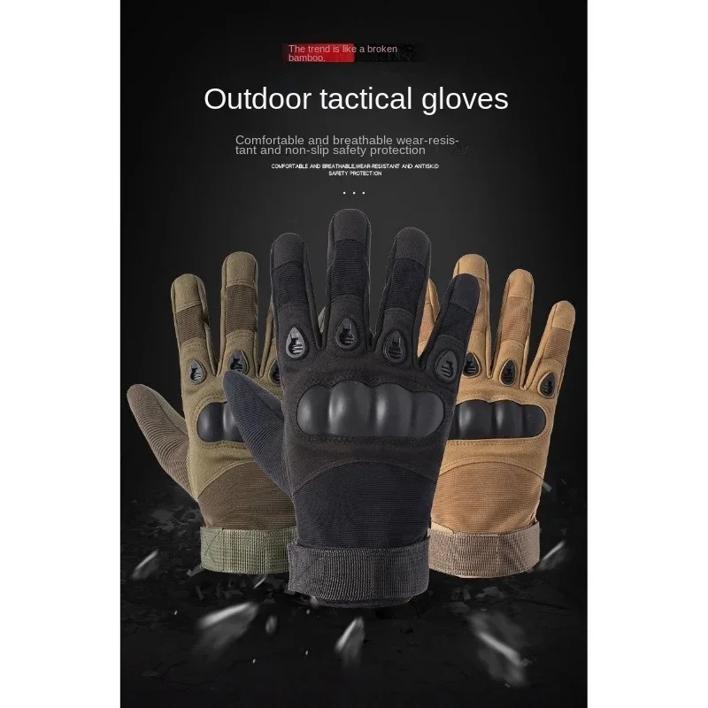 

Sports Fitness Tactical Full Finger Wearable Riding Gloves Comfortable Breathable Mountaineering Motorcycle Multi-Purpose Gloves