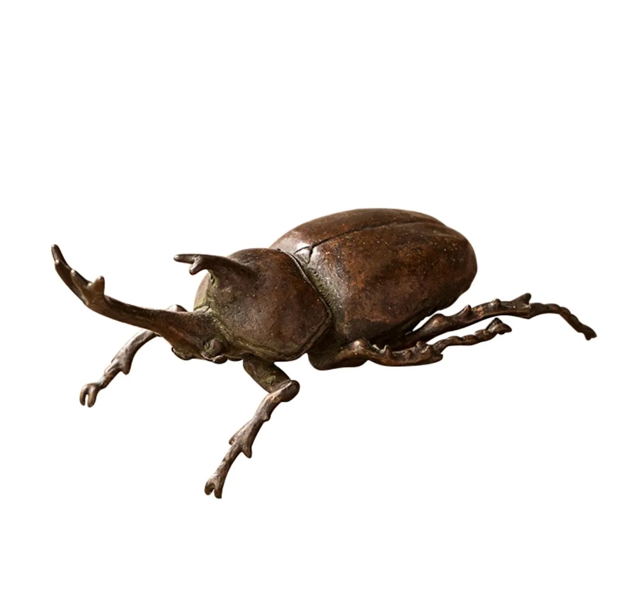 

Antique Bronze Ware Beetle Tea Petting Tea Poker Putting Pencil Shelving Tea Playing Insects