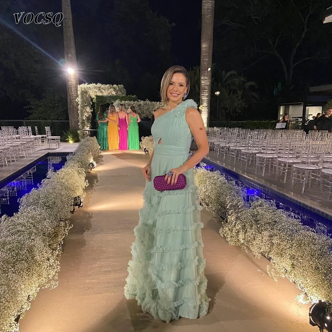 Saudi Arabia Prom Dresses One Shoulder A Line Women Evening Dresses فساتين سهرة فساتين للمناسبات الخاصة Customized