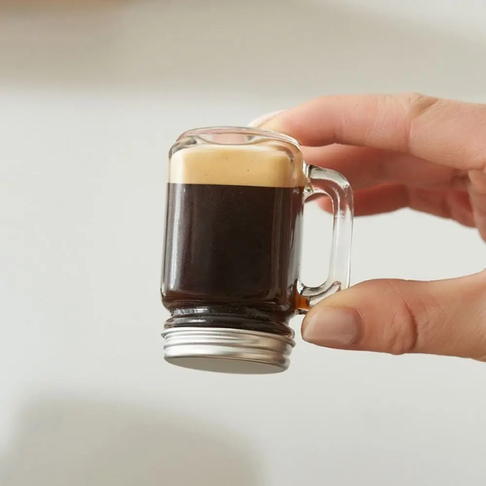 1Pcs Home Party Bar Mini Mason Jar Leakproof Vodka Spirits Storage Coffee Milk Juice Bottle 35ml with Lid Sealed Glass Bottle 2