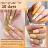 22pcs Dip Powder Nail Kit with 16 Yellow Red Green Brown Colors Air Dry Dipping Powder and Dip Liquid Set for Nail Art 3