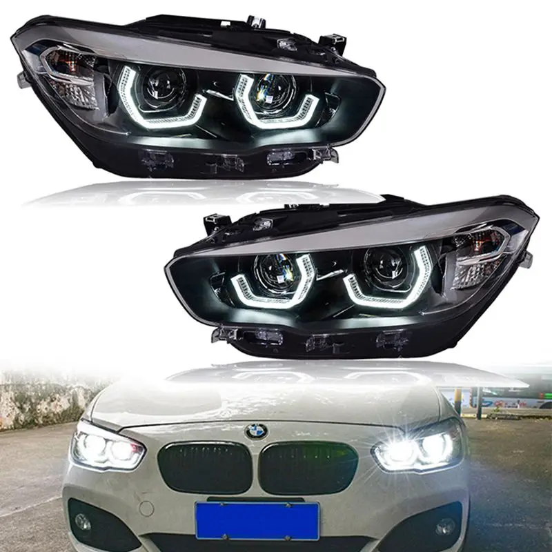

Стайлинг автомобиля, фара для BMW F20 светодиодный, фары 2015-2018 120I 118I, передняя фара DRL сигнальный Проектор Lens, автомобильная