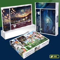 Puzzles for Adults 500 Pieces Paper Jigsaw Puzzles Educational Intellectual Decompressing DIY Large Puzzle Game Toys Gift P473 1