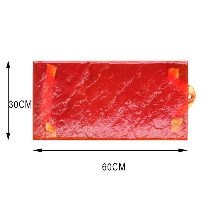 Wall marble relief mold with handle, mold size 60X30Cm, floor art, concrete relief mold, road