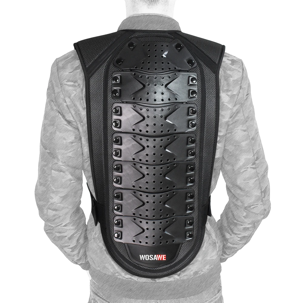 WOSAWE Motorcycle Armor Motorcycle Body Armor Body Protector Motorcycle Armor Vest Motorcycle Jackets Adult Motorcycle Armor Snowboard Spine Chest Body Protection MTB Motocross Racing Protective Vest Jackets Back Protector