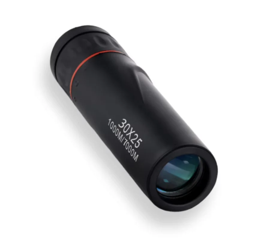 Portable Monocular Telescope 2000x25 HD Mini Mobile Phone Telescope with Holder for Camping Hunting Birdwatching