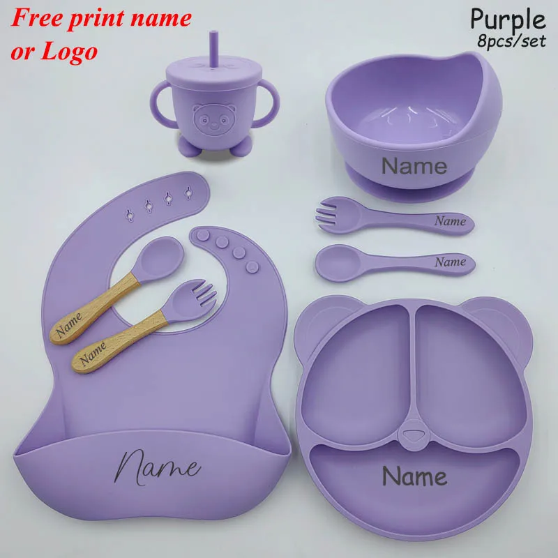 Purple 8 Pcs